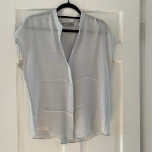 Vince Silk Button Down Top